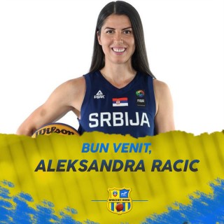Aleksandra Racic în galben-albastru!