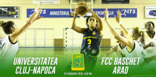 LIVE VIDEO | U Cluj - FCC Baschet Arad