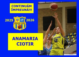 Anamaria Ciotir, la al 7-lea sezon alături de echipa noastră