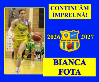 Căpitanul Bianca Fota rămâne la Arad