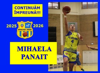 Mihaela Panait continuă la echipa noastră